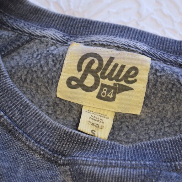 Blue 84 Cotton Blend Emerald Island Sweatshirt - Size S - Picture 4 of 7